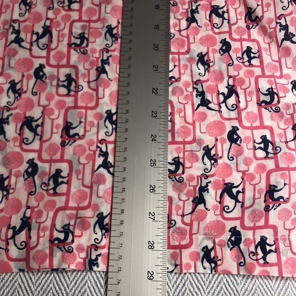 TALBOTS PINK MONKEYS top  Cotton 2X Pit to Pit 27"  PREWORN EXCELLENT CONDITION - Picture 11 of 12